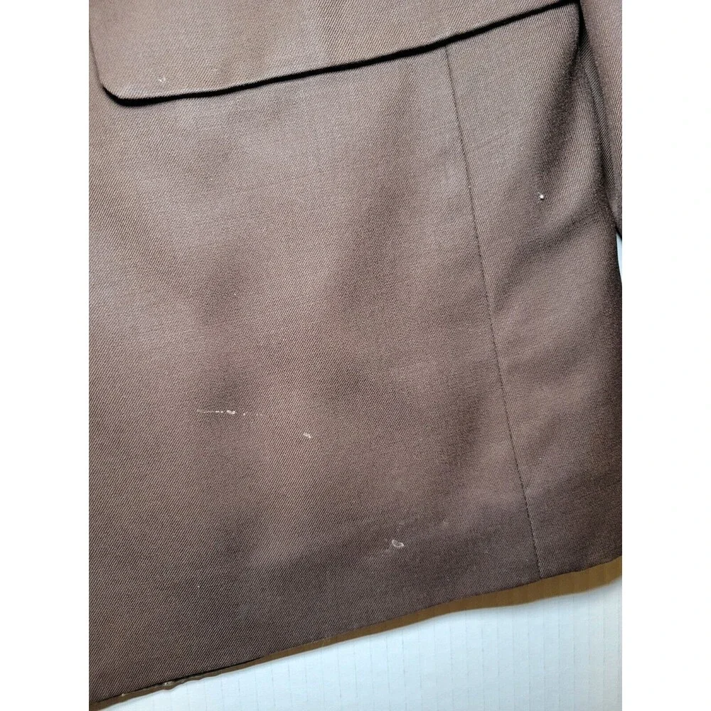 Giorgio Gosani Wool Cashmere Chocolate Brown Men's 42S Blazer Jacket Sport Coat‎